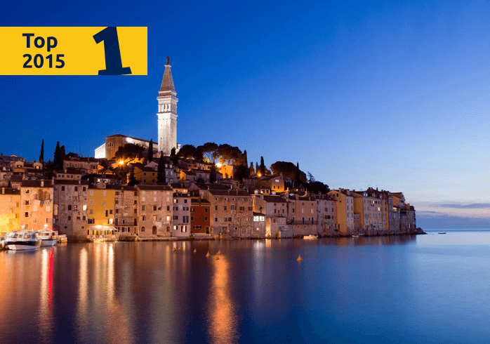 Rovinj, la meilleure destination touristique de Croatie