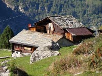 Chalet de montagne dans la partie piétonne de Grächen